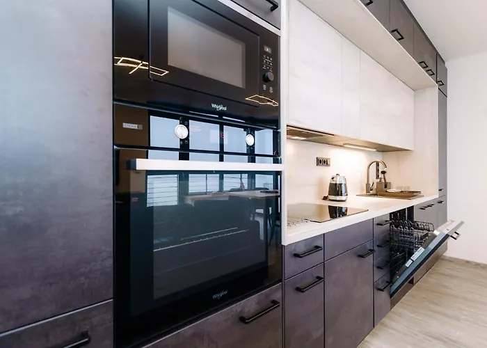 Апартаменты Rooftop Klinovec Лоучна-под-Клиновцем